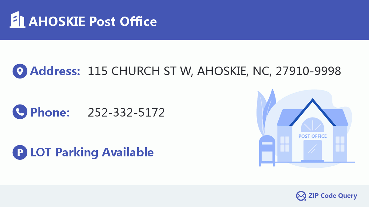 Post Office:AHOSKIE