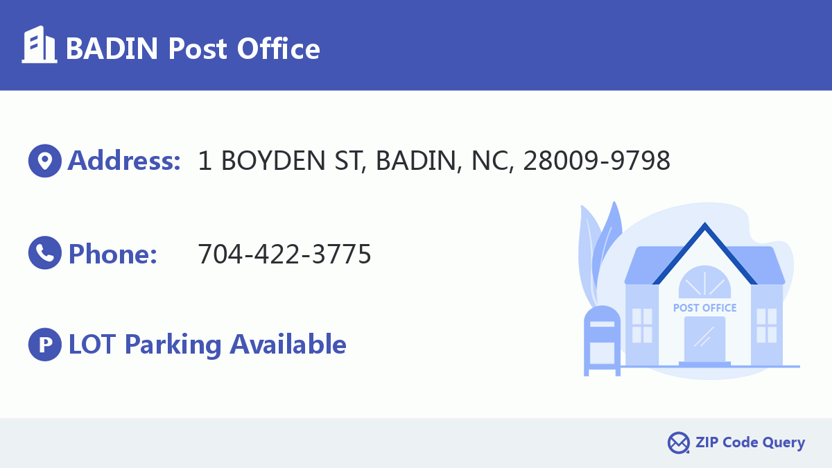 Post Office:BADIN