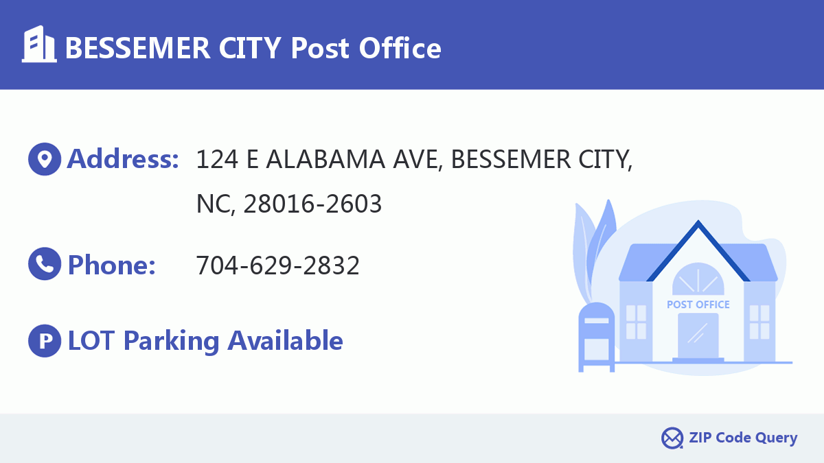 Post Office:BESSEMER CITY