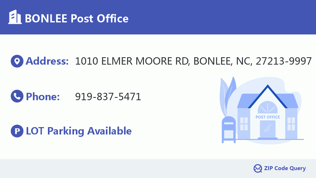 Post Office:BONLEE