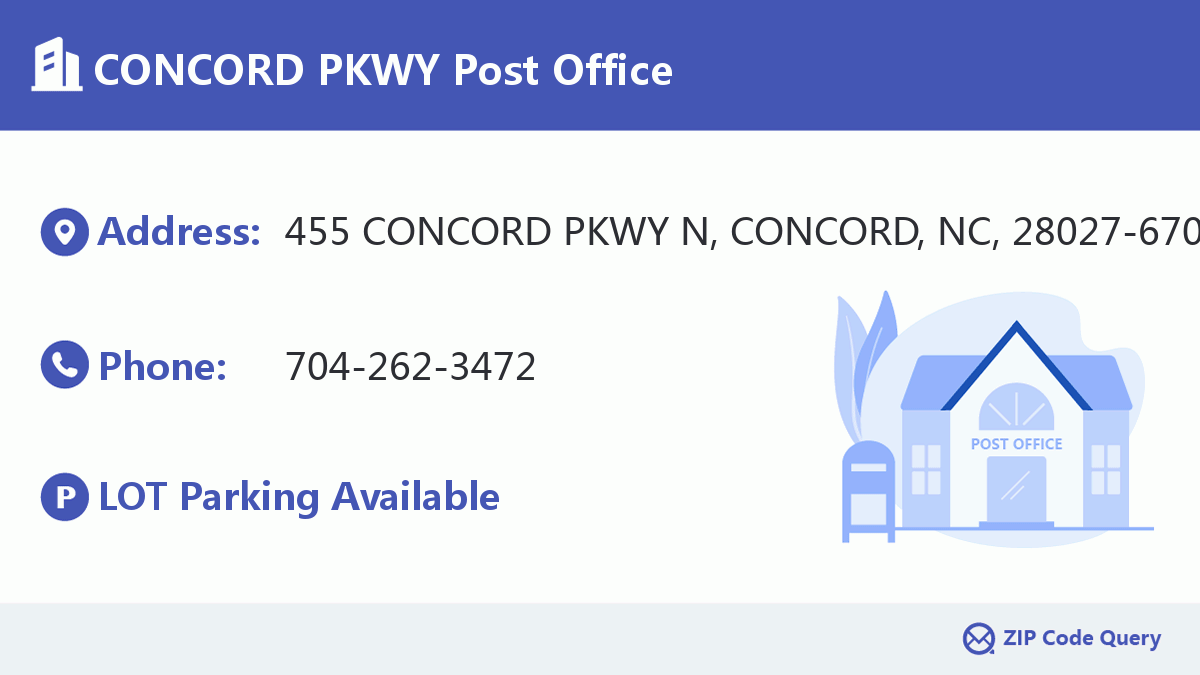Post Office:CONCORD PKWY