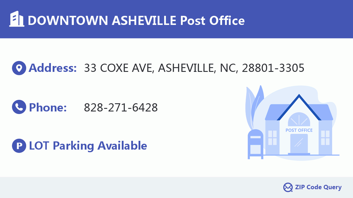 Post Office:DOWNTOWN ASHEVILLE