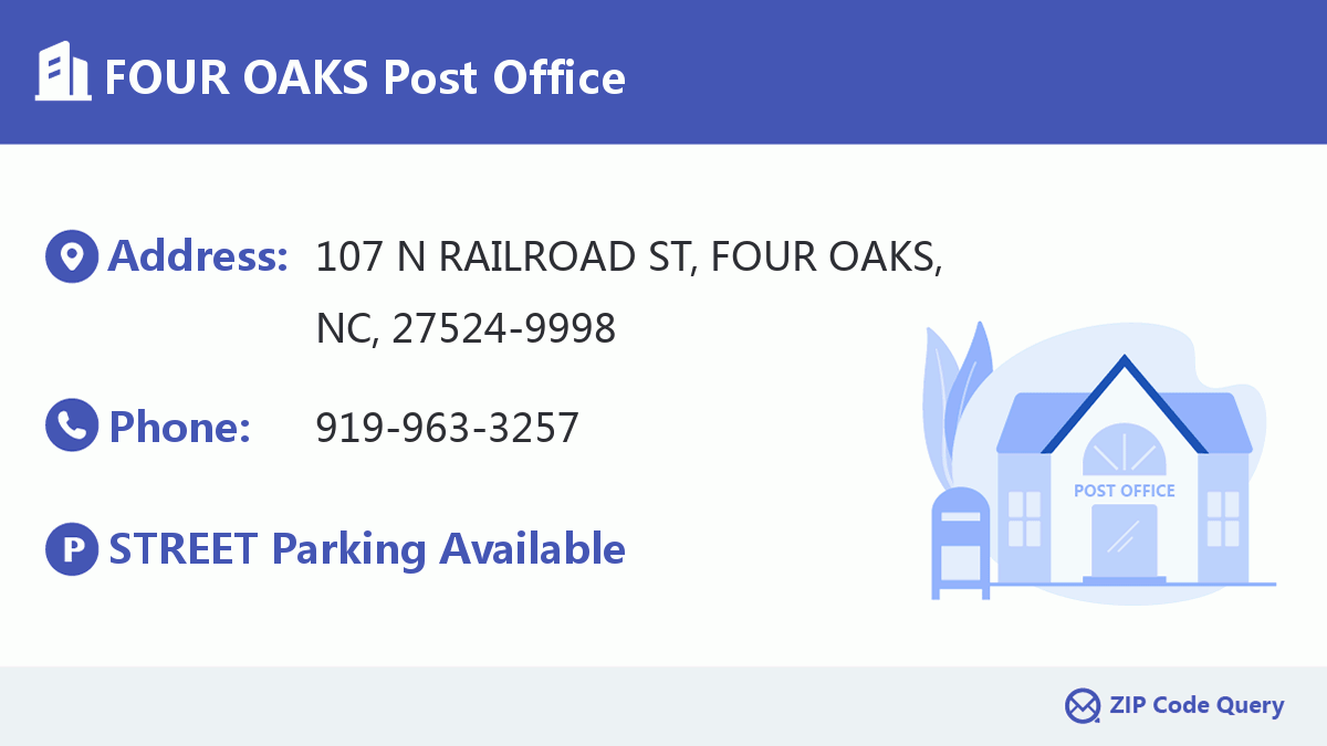 Post Office:FOUR OAKS