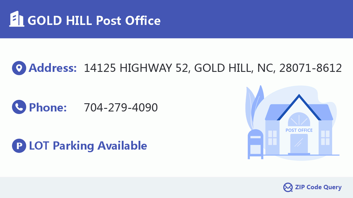 Post Office:GOLD HILL