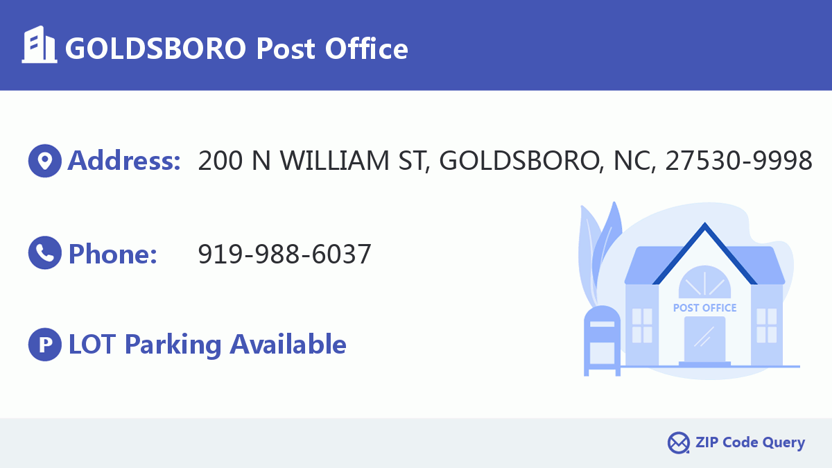 Post Office:GOLDSBORO