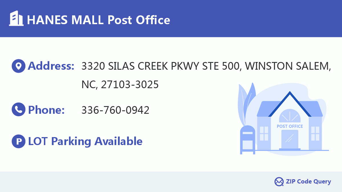 Post Office:HANES MALL