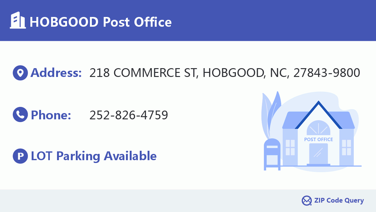 Post Office:HOBGOOD