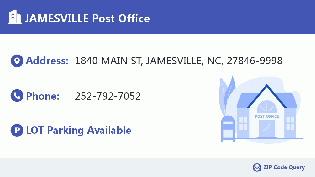 Post Office:JAMESVILLE