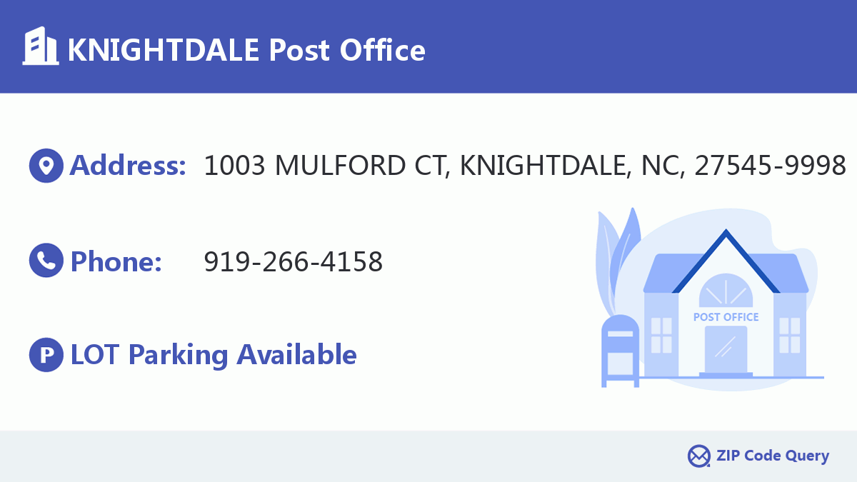 Post Office:KNIGHTDALE