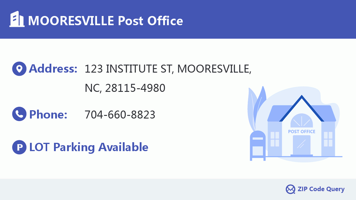 Post Office:MOORESVILLE