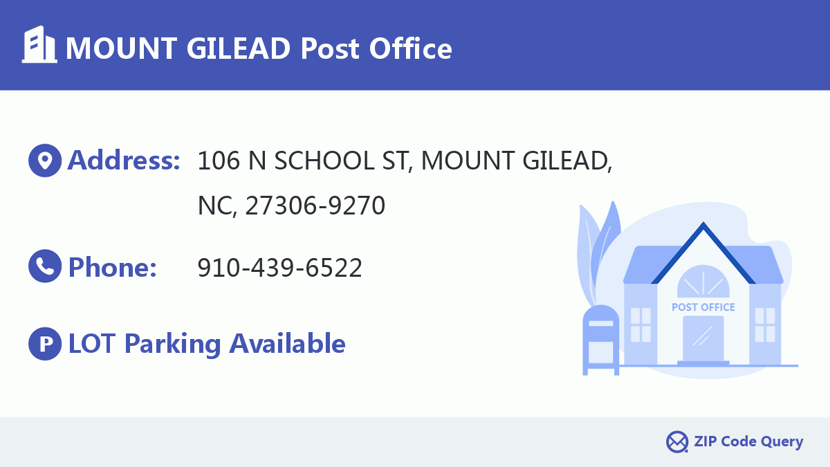 Post Office:MOUNT GILEAD