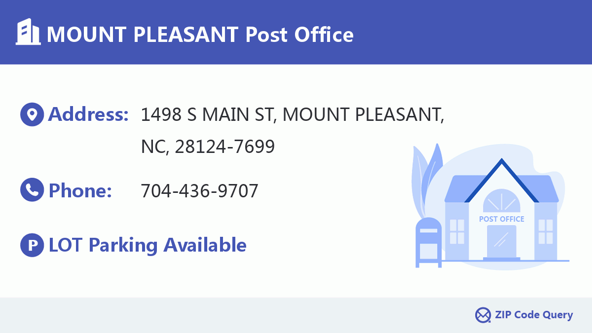 Post Office:MOUNT PLEASANT