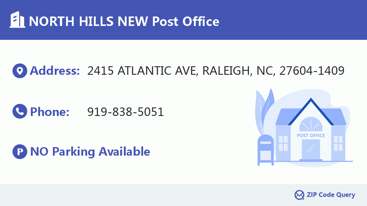 Post Office:NORTH HILLS NEW