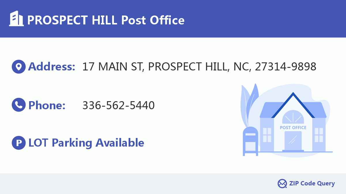 Post Office:PROSPECT HILL