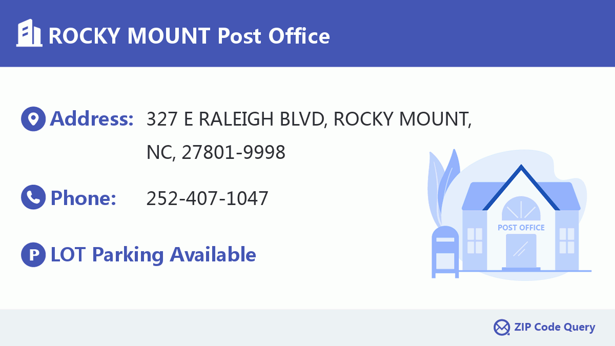 Post Office:ROCKY MOUNT