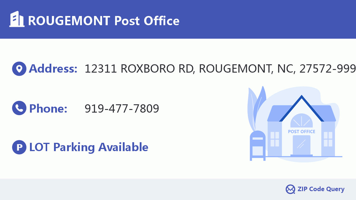 Post Office:ROUGEMONT
