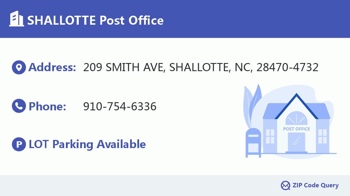Post Office:SHALLOTTE