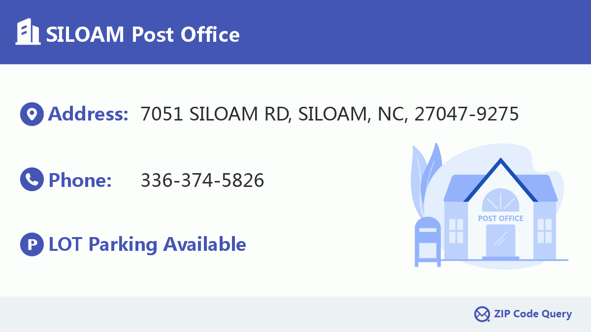 Post Office:SILOAM