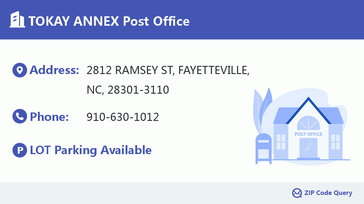 Post Office:TOKAY ANNEX