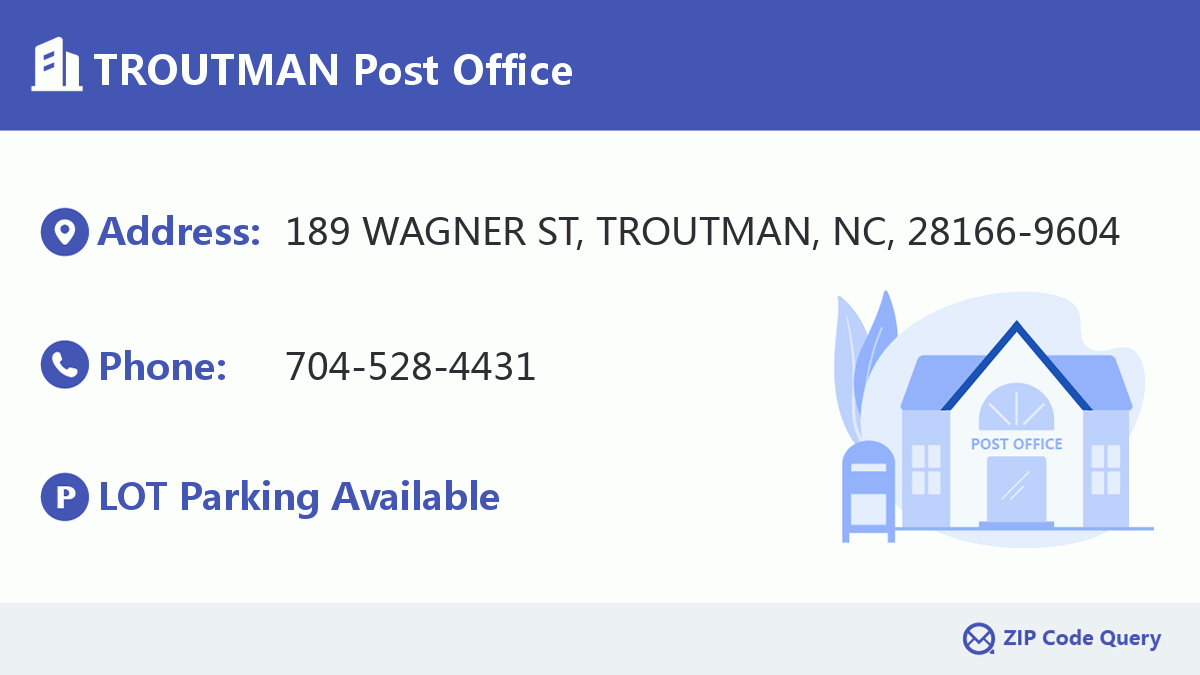Post Office:TROUTMAN