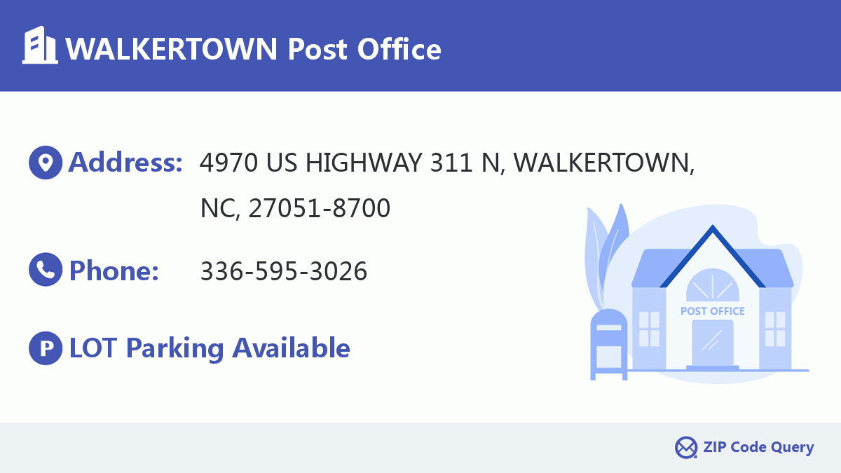 Post Office:WALKERTOWN