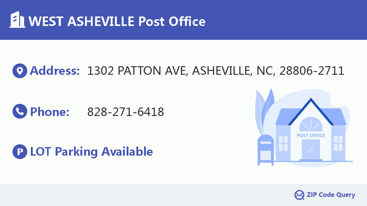 Post Office:WEST ASHEVILLE